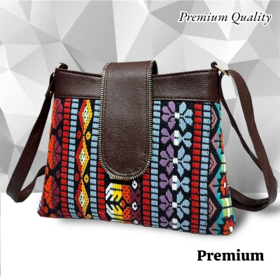 Jaquard Sling Bags Premium Quality 